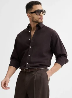 Linen-organic cotton shirt