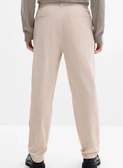 Linen pleated pant
