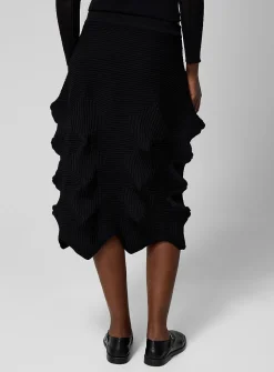 Linkage knit skirt