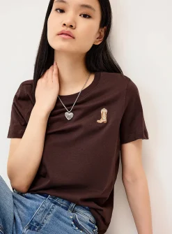 Little embroidery T-shirt