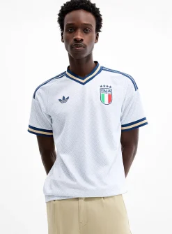 Logo and jacquard soccer jersey