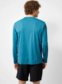 Logo long-sleeve rashguard T-shirt