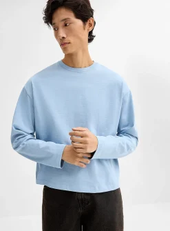 Long-sleeve organic cotton T-shirt