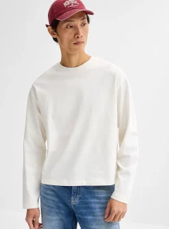 Long-sleeve organic cotton T-shirt
