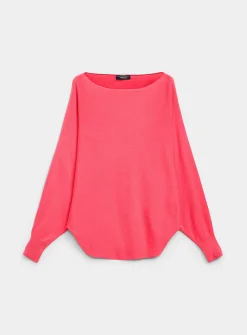 Loose boat-neck sweater
