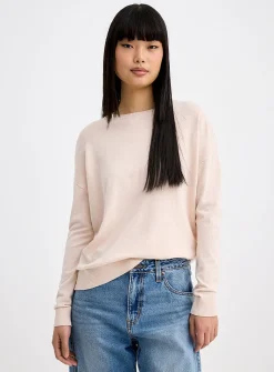 Loose crew-neck sweater