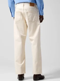 Loose ecru jean