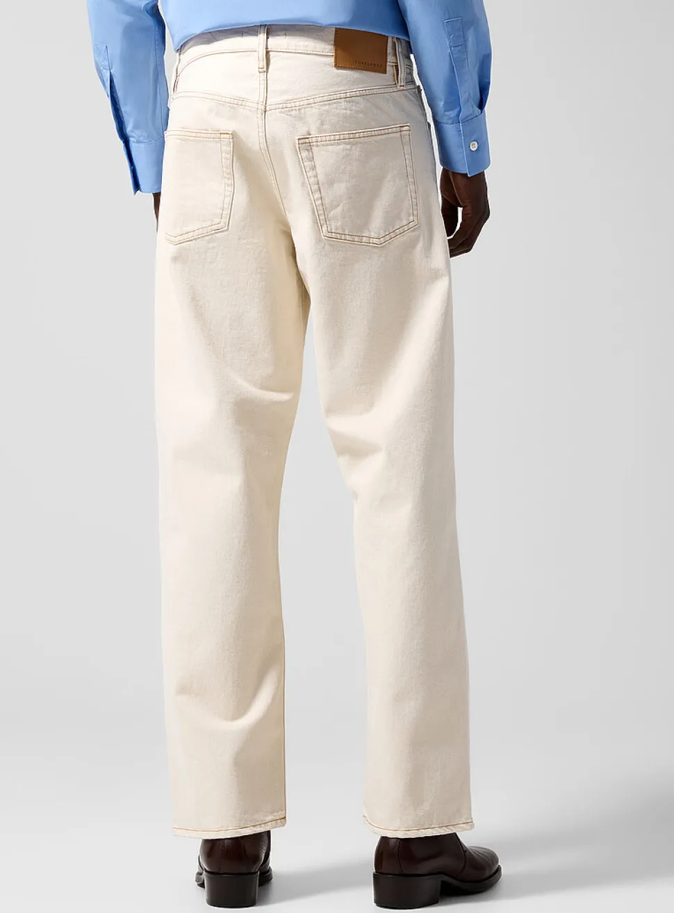 Loose ecru jean