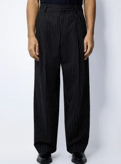 Loose pinstripe pant