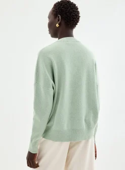 Loose pure cotton sweater