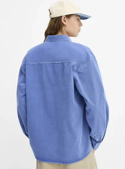 Loose twill shirt