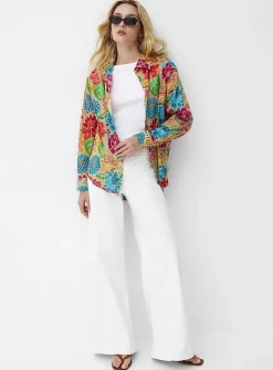 Lush bloom loose shirt