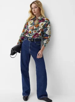 Lush bloom loose shirt