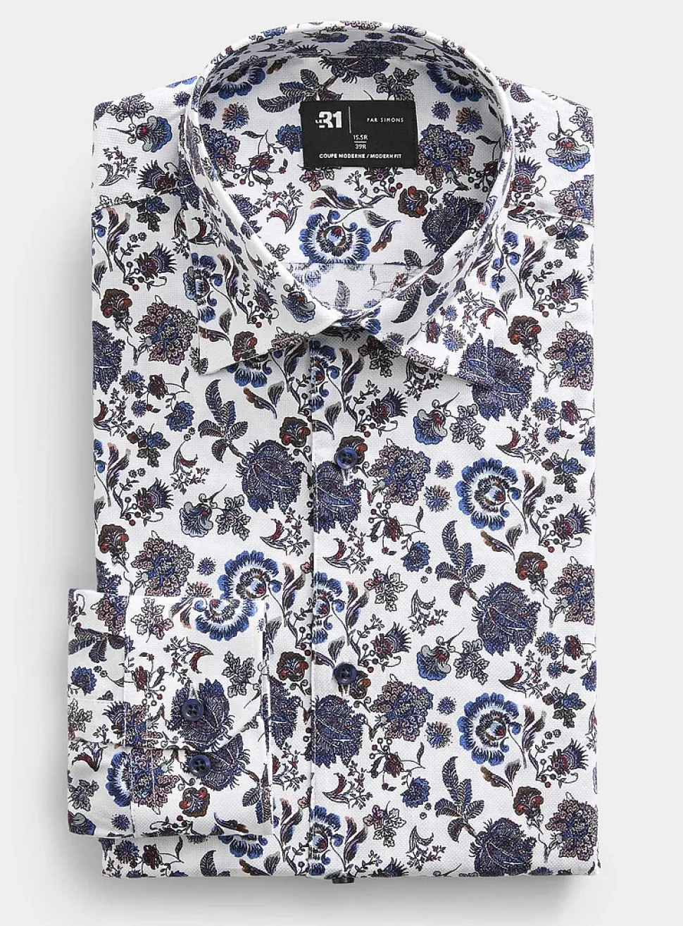 Lush garden textured shirt