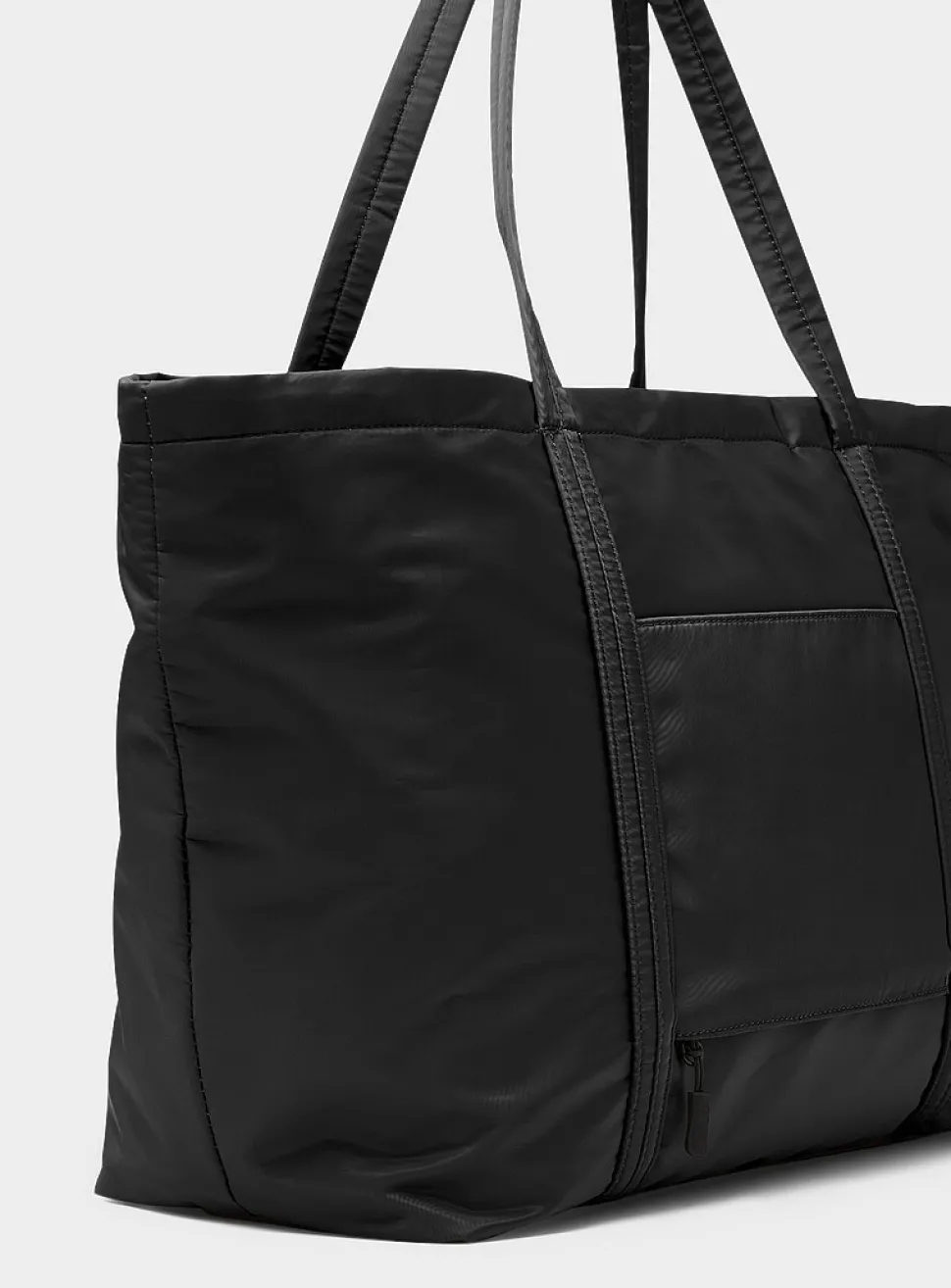Luxury fabric weekender bag