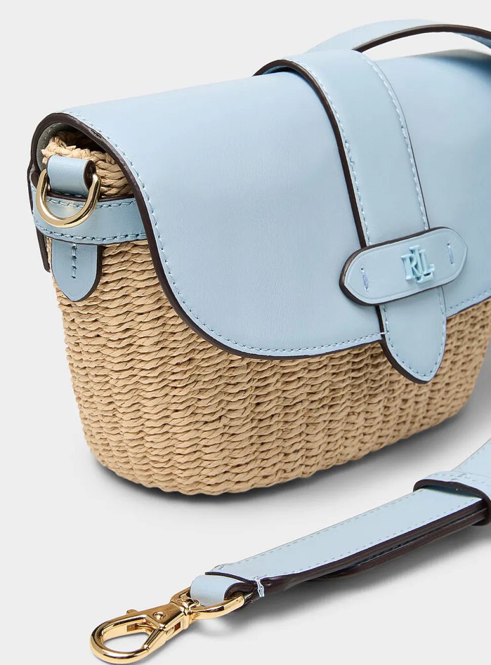 Lynden basketweave small shoulder bag
