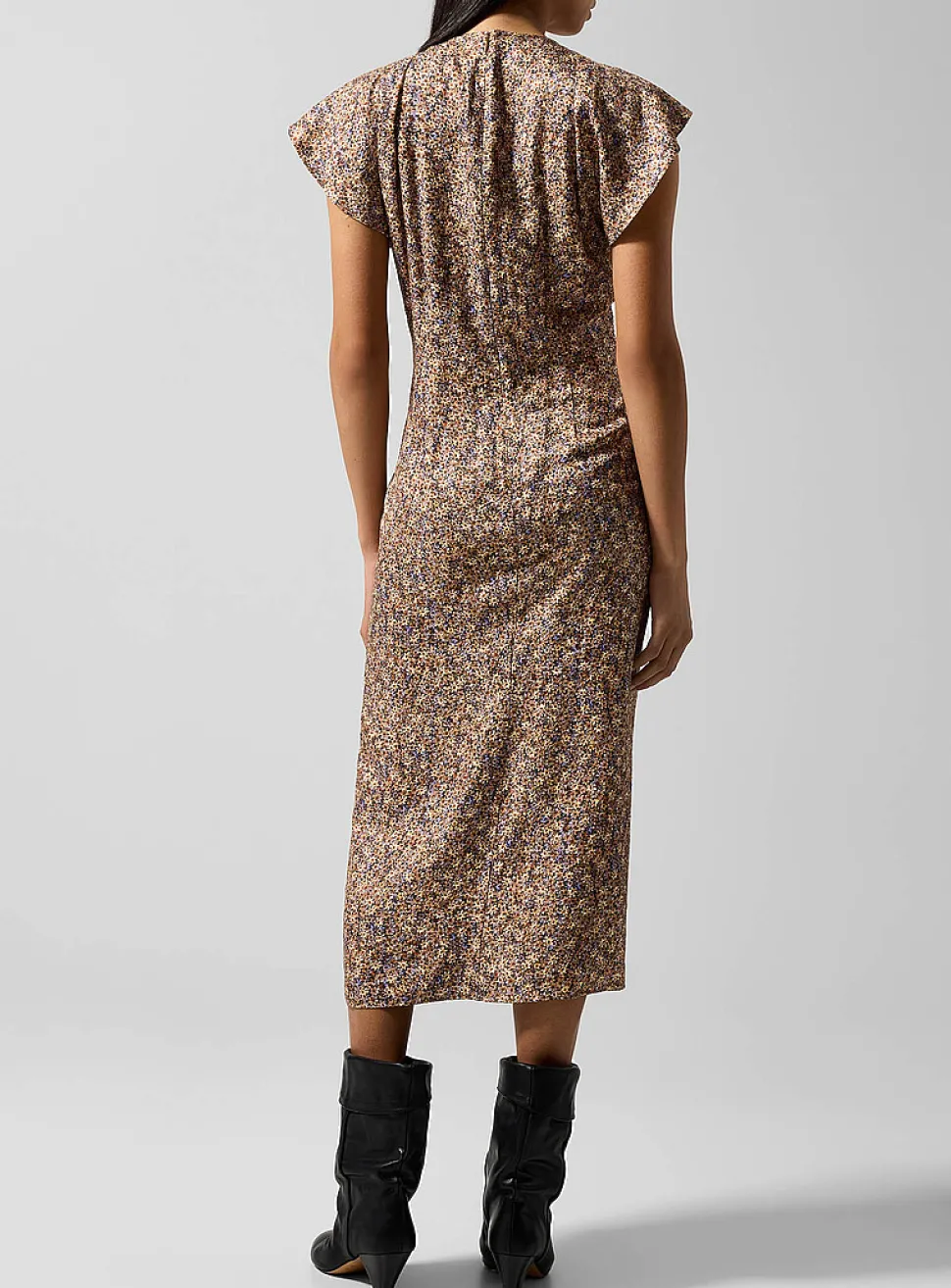 Lyndsay silk-blend dress