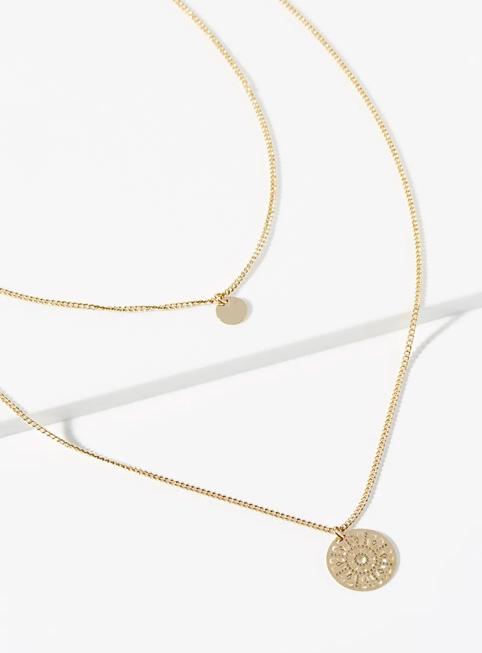 Mandala two-row necklace