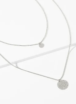 Mandala two-row necklace
