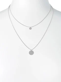 Mandala two-row necklace