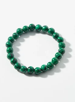 Marbled bead bracelet