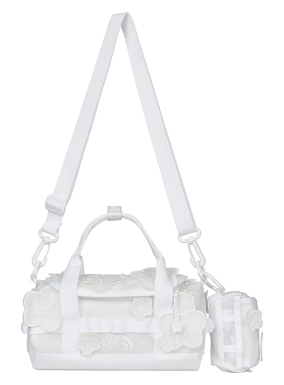 Maria embossed flowers tech handbag