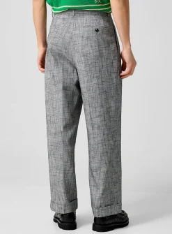 McNab pleated woven pant