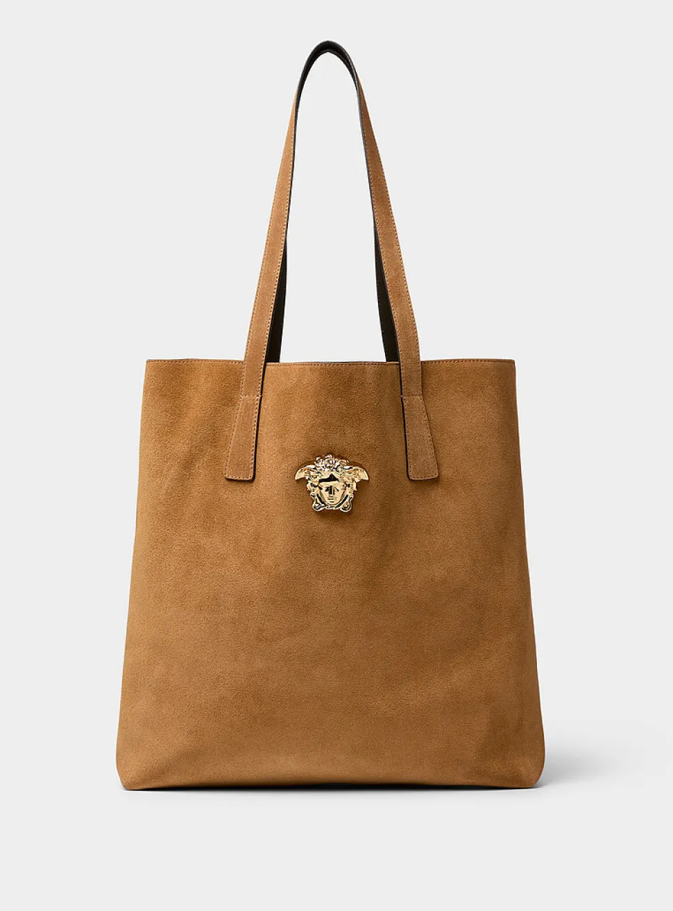 Medusa suede tote bag
