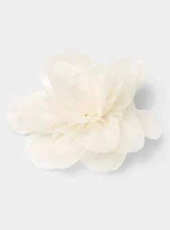 Mesh oversized flower clip