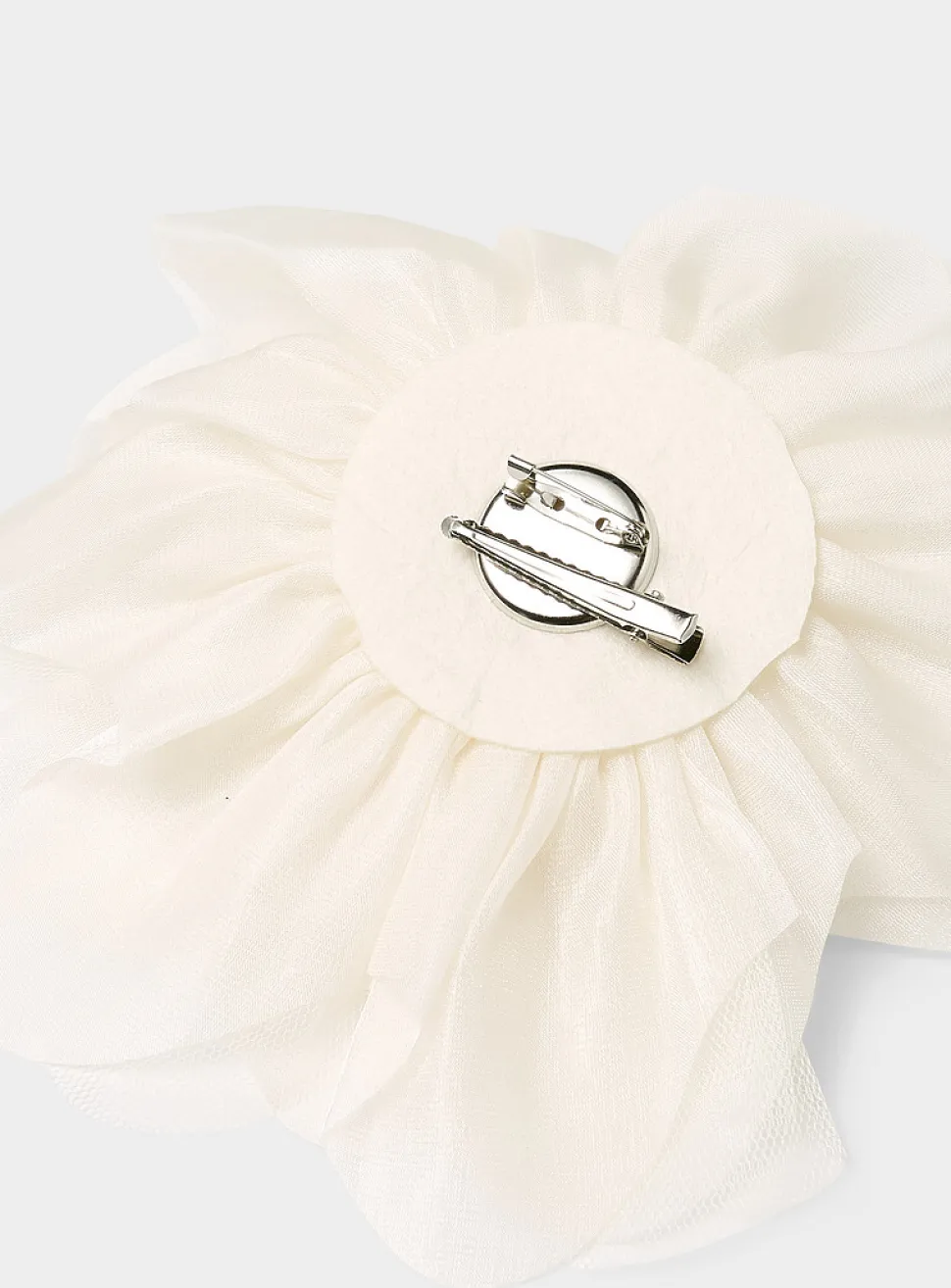 Mesh oversized flower clip