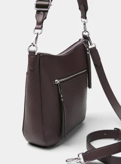 Metallic detail crossbody bag