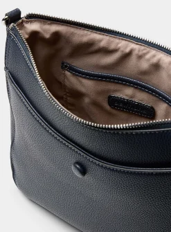 Metallic detail crossbody bag