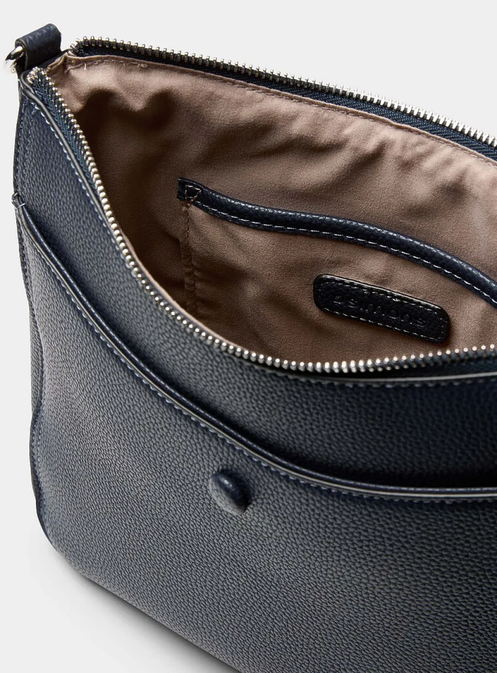 Metallic detail crossbody bag