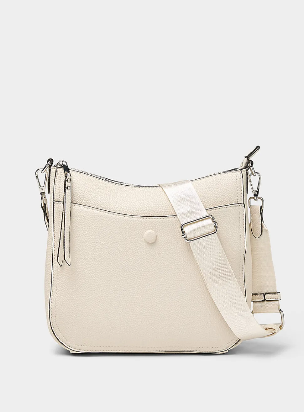 Metallic detail crossbody bag