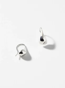 Metallic teardrop earrings