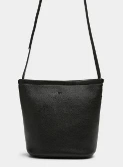 Mia small textured bucket bag