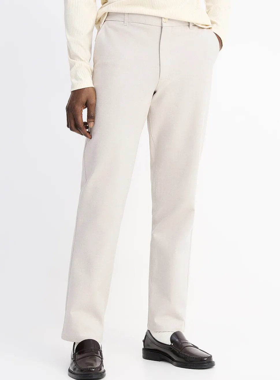 Micro-jacquard pant