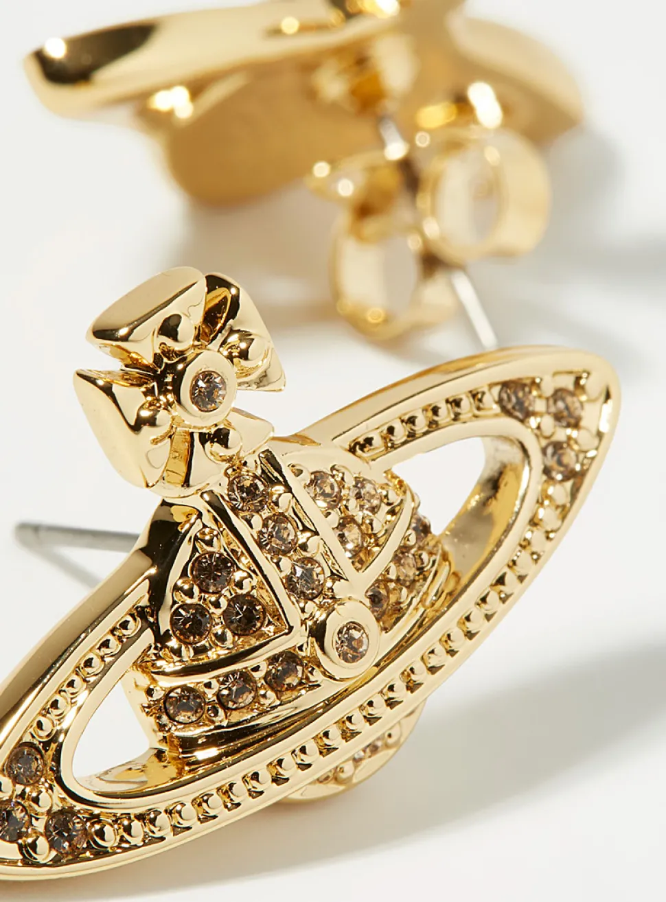 Mini bas relief earrings
