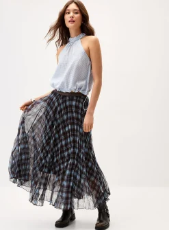 Mini-checkers puffy cami