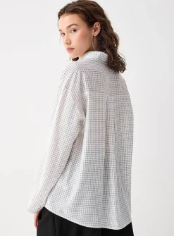 Mini-check shirt