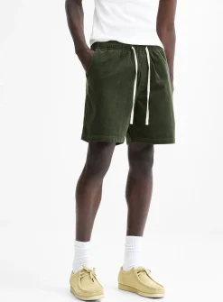 Mini-corduroy easy short