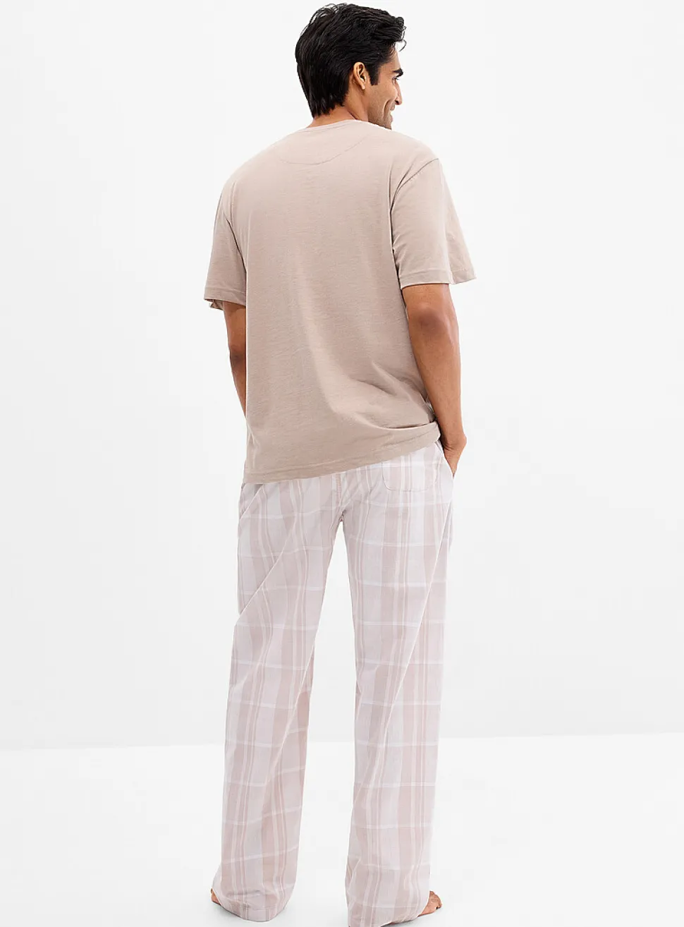 Minimalist check pyjama set