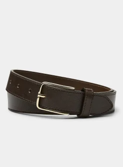 Minimalist leather belt