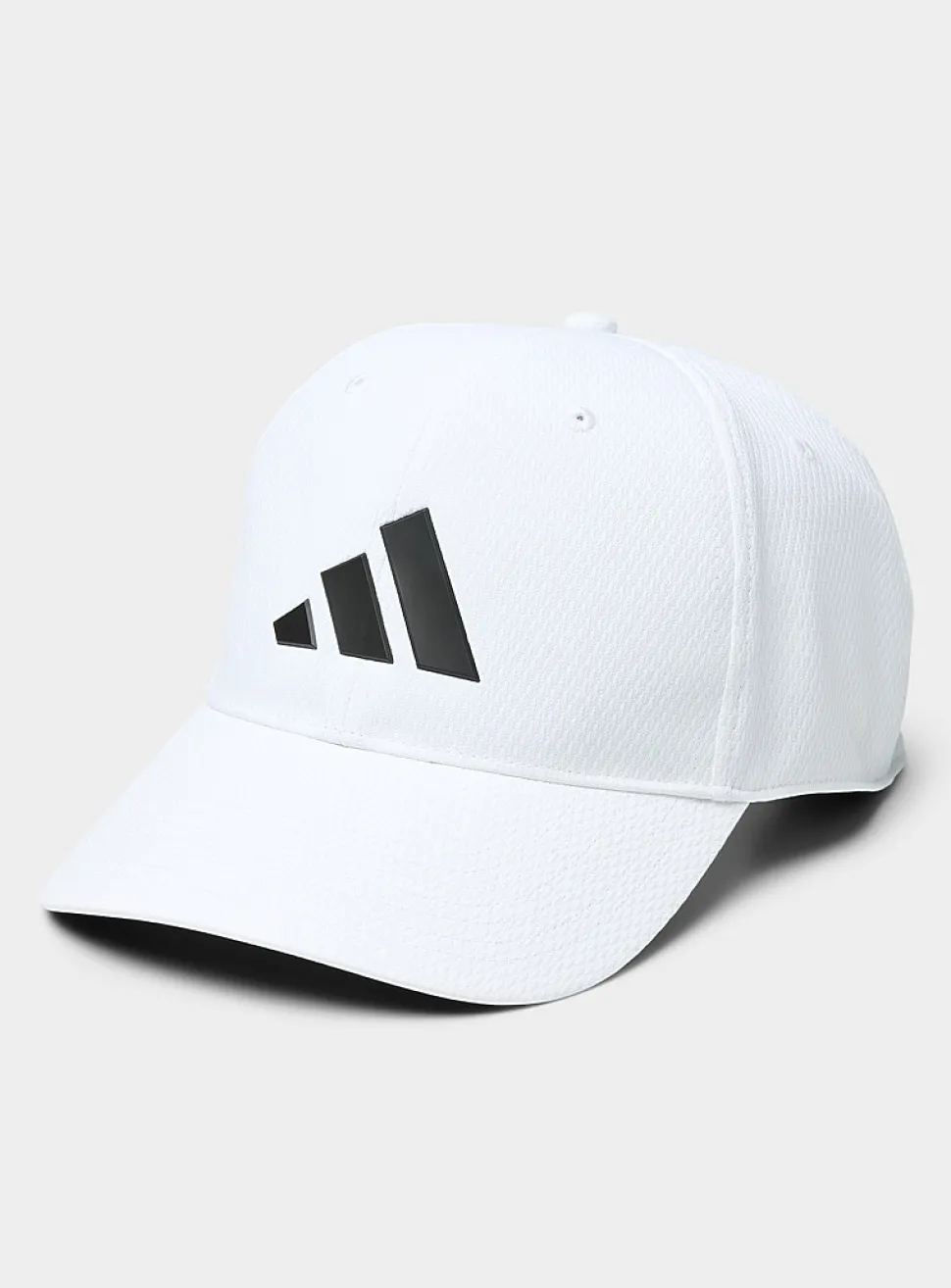 Minimalist logo semi-structured cap