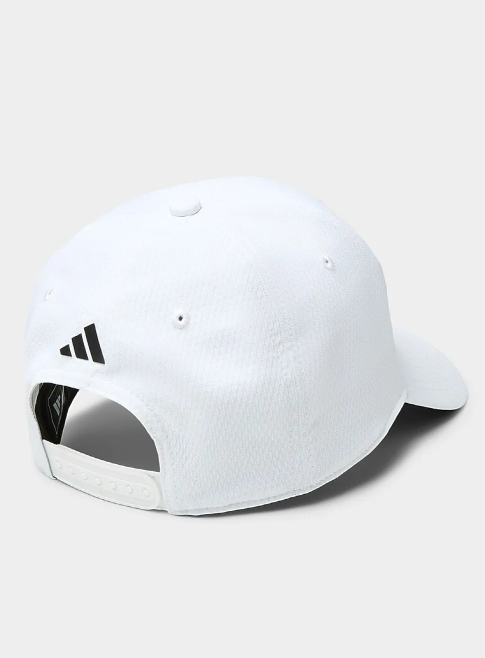 Minimalist logo semi-structured cap