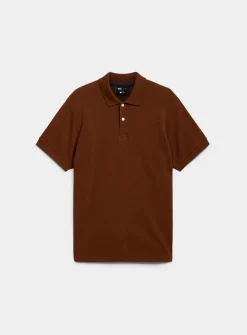 Minimalist piqué polo