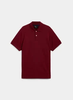 Minimalist piqué polo