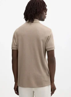 Minimalist piqué polo