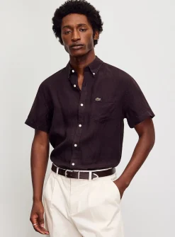 Minimalist pure linen shirt