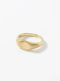 Minimalist signet ring